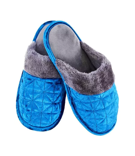 Chaussons Mules Femme Bleu Keanu