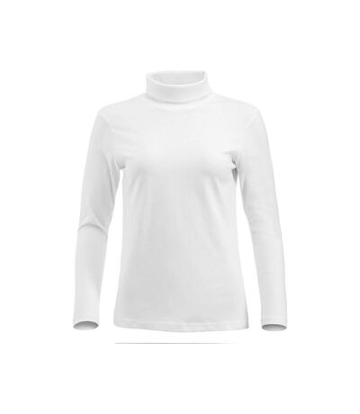 Womens/ladies Ezel Turtleneck White Clique