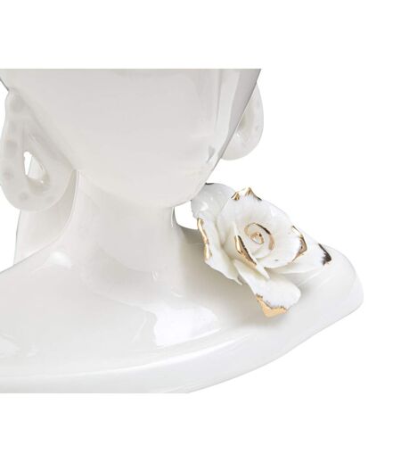 Vase Déco en Porcelaine Woman Young 21cm Blanc