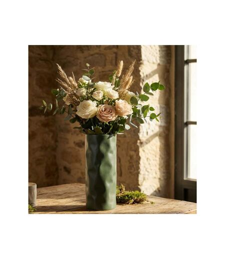 Vase Design Martelé Norimberga 30cm Vert