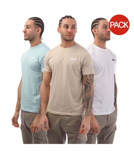 T-shirts Krylbo Homme Bleu Beige Blanc Nicce