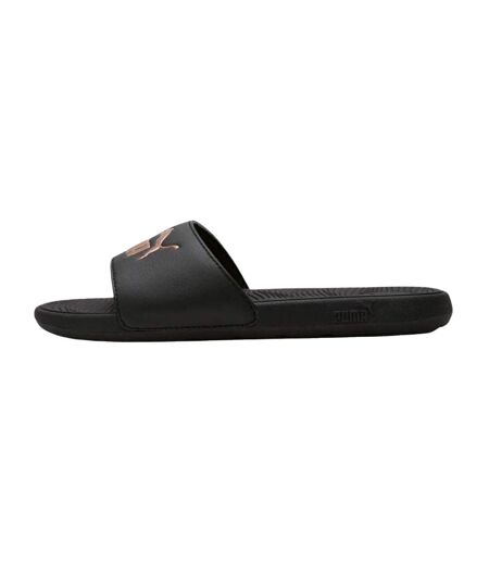 Tongs Cool Cat 2.0 Femme Noir Doré Puma