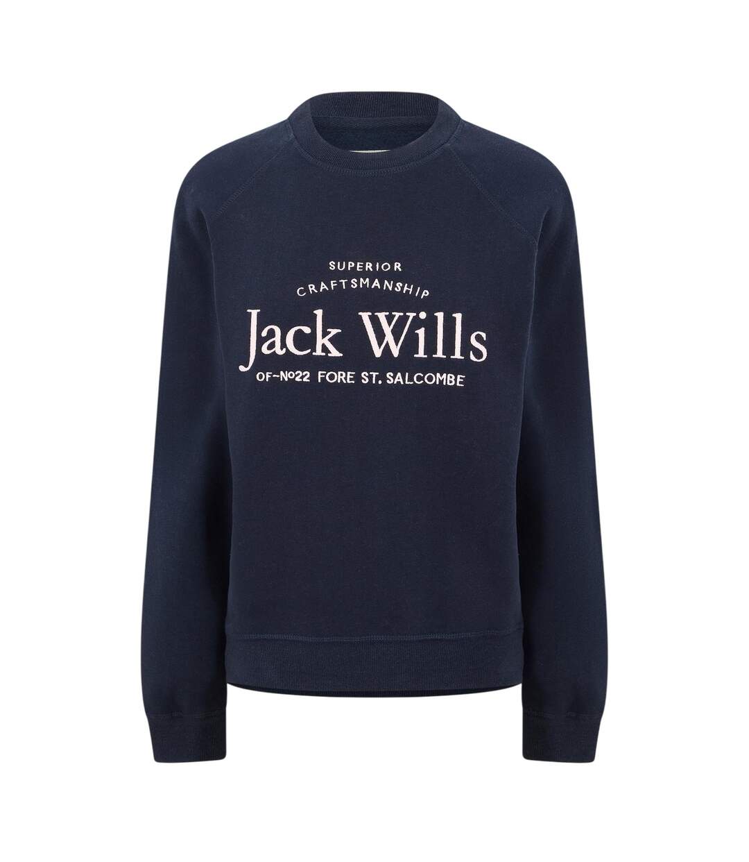 Sweat Motif/style Graphique Hunston Femme Bleu Marine Jack Wills-2