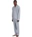 Pyjama tenue d'intérieur pantalon chemise manches longues Classic Spiga Admas