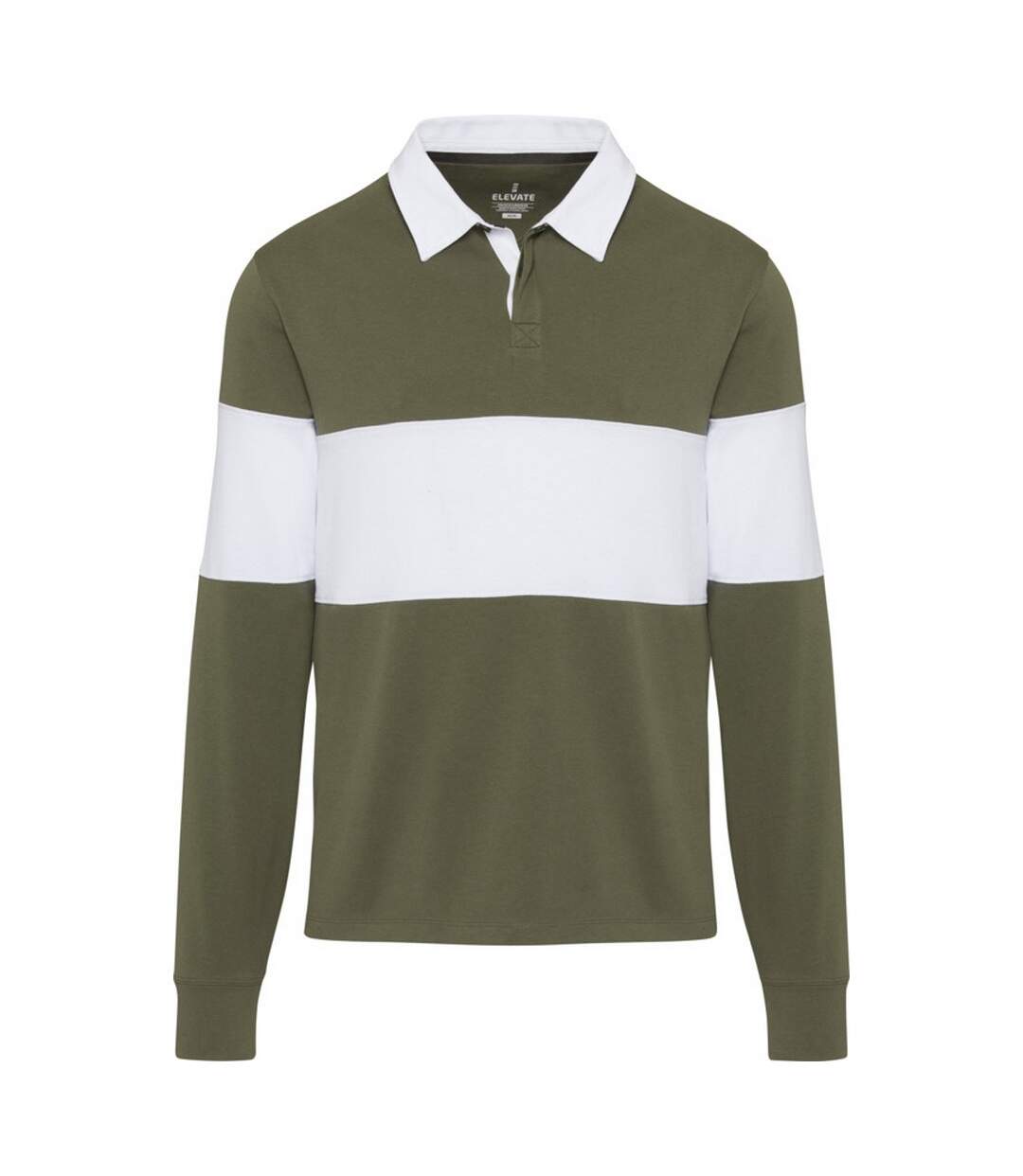 Polo sweat clyde adulte blanc Elevate-1