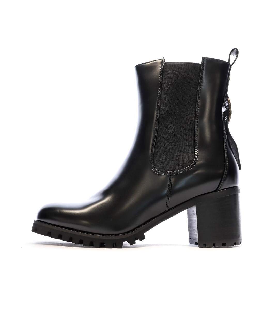Bottines noir femme  chattawak totalan-1