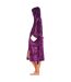 Robe De Chambre Motif/style Scintillant Femme Violet Keanu-3