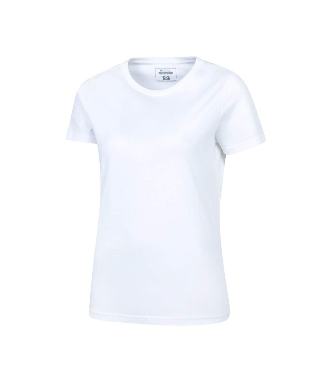 T-shirt basic femme blanc Mountain Warehouse-4