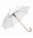 Parapluie Droit Motif/style Poignée En Bois Tango 89 Cm X 103 Cm Blanc L-Merch-1