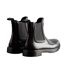 Womens/ladies Commando Gloss Chelsea Boots Black Hunter-2
