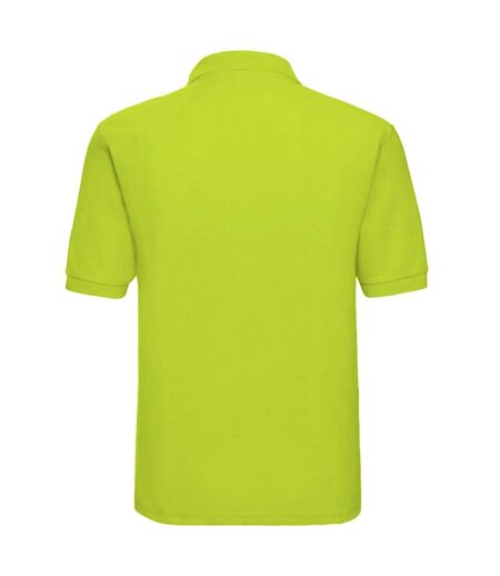 Jerzees Colours Mens 65/35 Hard Wearing Pique Short Sleeve Polo Shirt (Lime)
