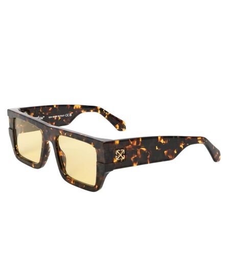 Lunettes De Soleil Chester Adulte Taille Unique Marron Sombre Marron Clair Off-White