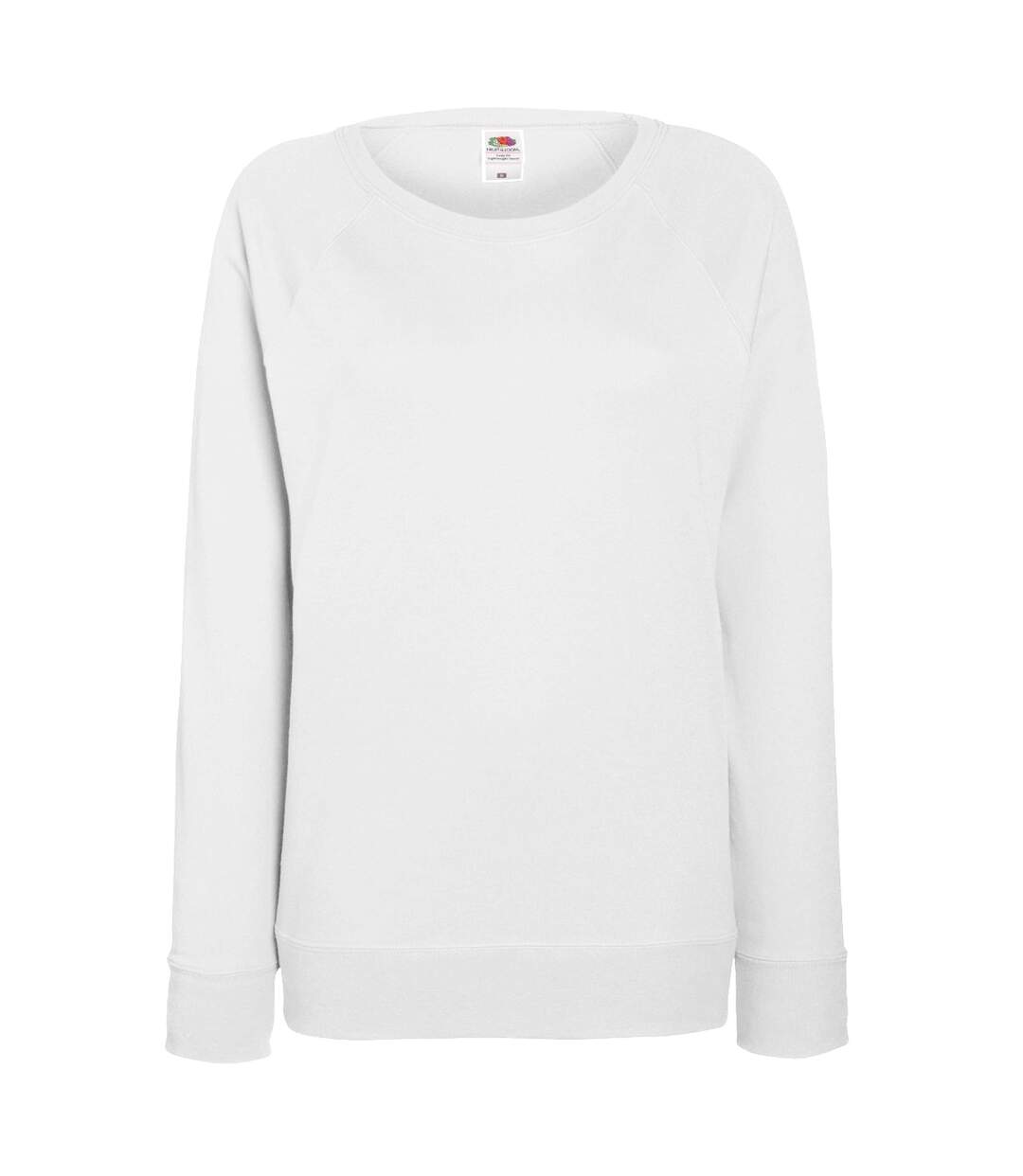 Sweatshirt à manches raglan femme blanc Fruit of the Loom-1