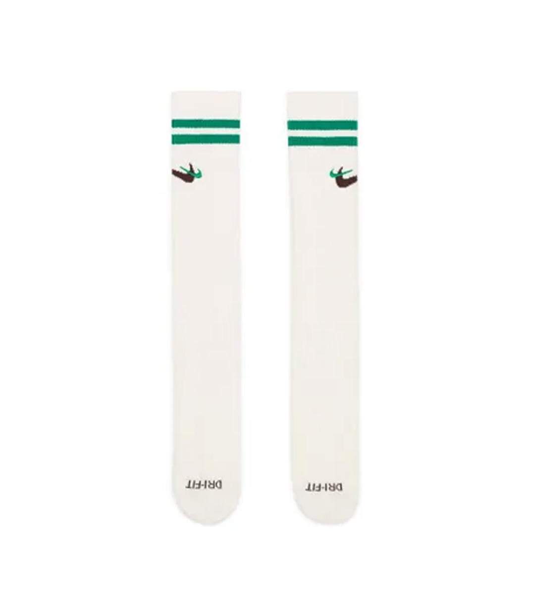 Chaussettes vert/ecru homme nike sail univer-2