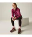 Womens/ladies Sweetheart Quarter Zip Fleece Top Violet Regatta-1