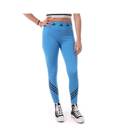Legging bleu femme adidas tf3 - l