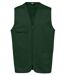 Gilet multipoches léger sans manches - Unisexe - WK608 - vert forêt-1