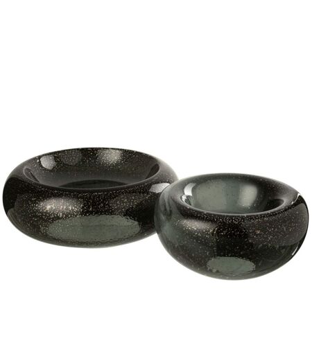 Coupelle Déco en Verre Carol 26cm Noir