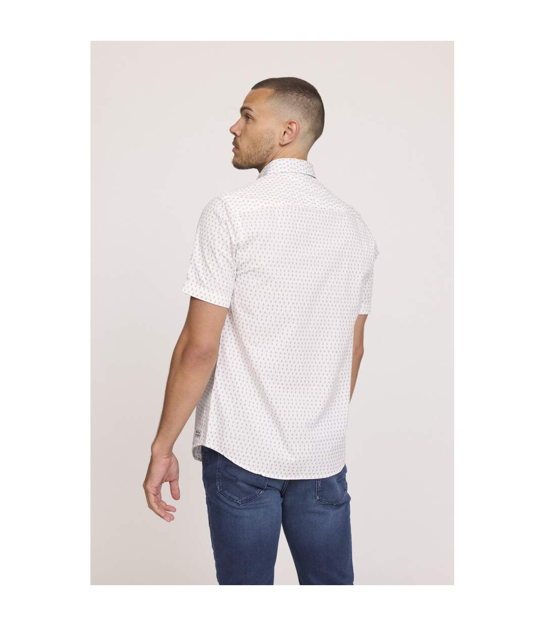 Chemise manches courtes coton regular DOULY MC-4