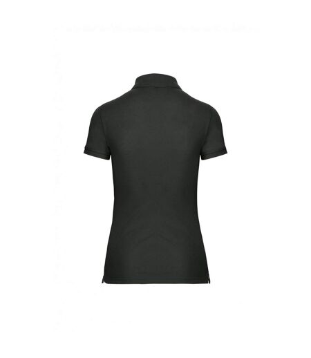 Kariban Womens/Ladies Pique Anti-Bacterial Polo Shirt (Dark Grey) - UTPC6662
