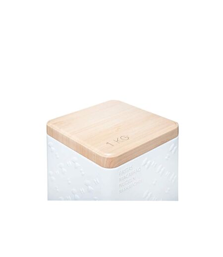 Boîte à Pâtes Scandi 18cm Blanc