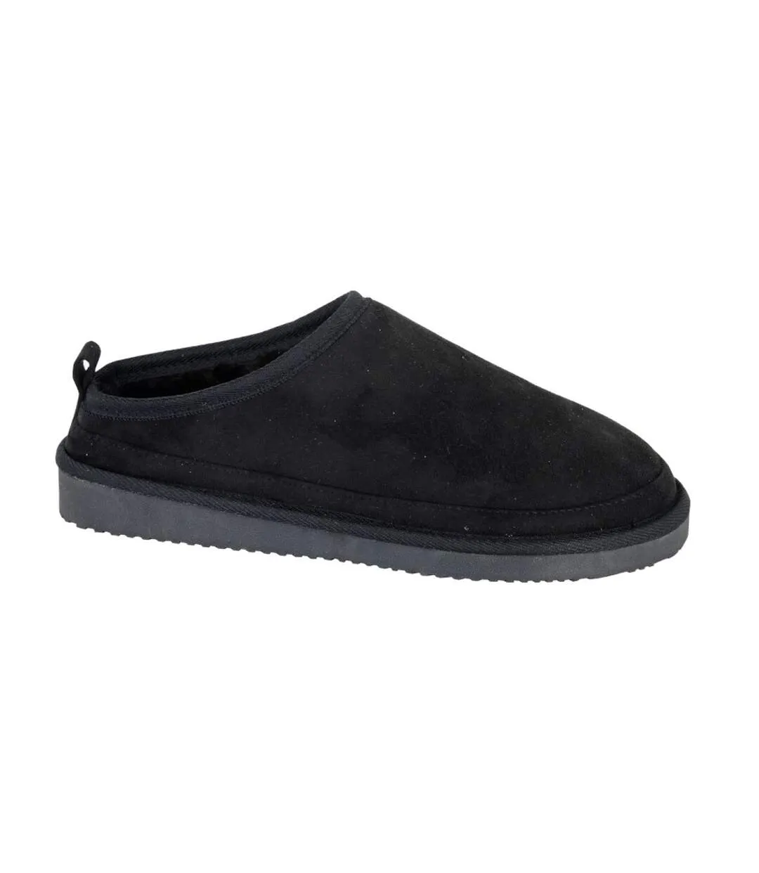 Chaussons Mules David Homme Noir Sleepers-1
