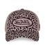 Casquette baseball Velvet avec print et broderie Leopard Rose Vondutch-2