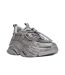 Womens/ladies Vault 2r Glitter Platform Trainers Silver Steve Madden-4