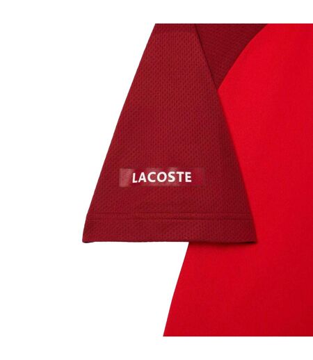Polo Tennis Daniil Medvedev Homme Rouge Lacoste