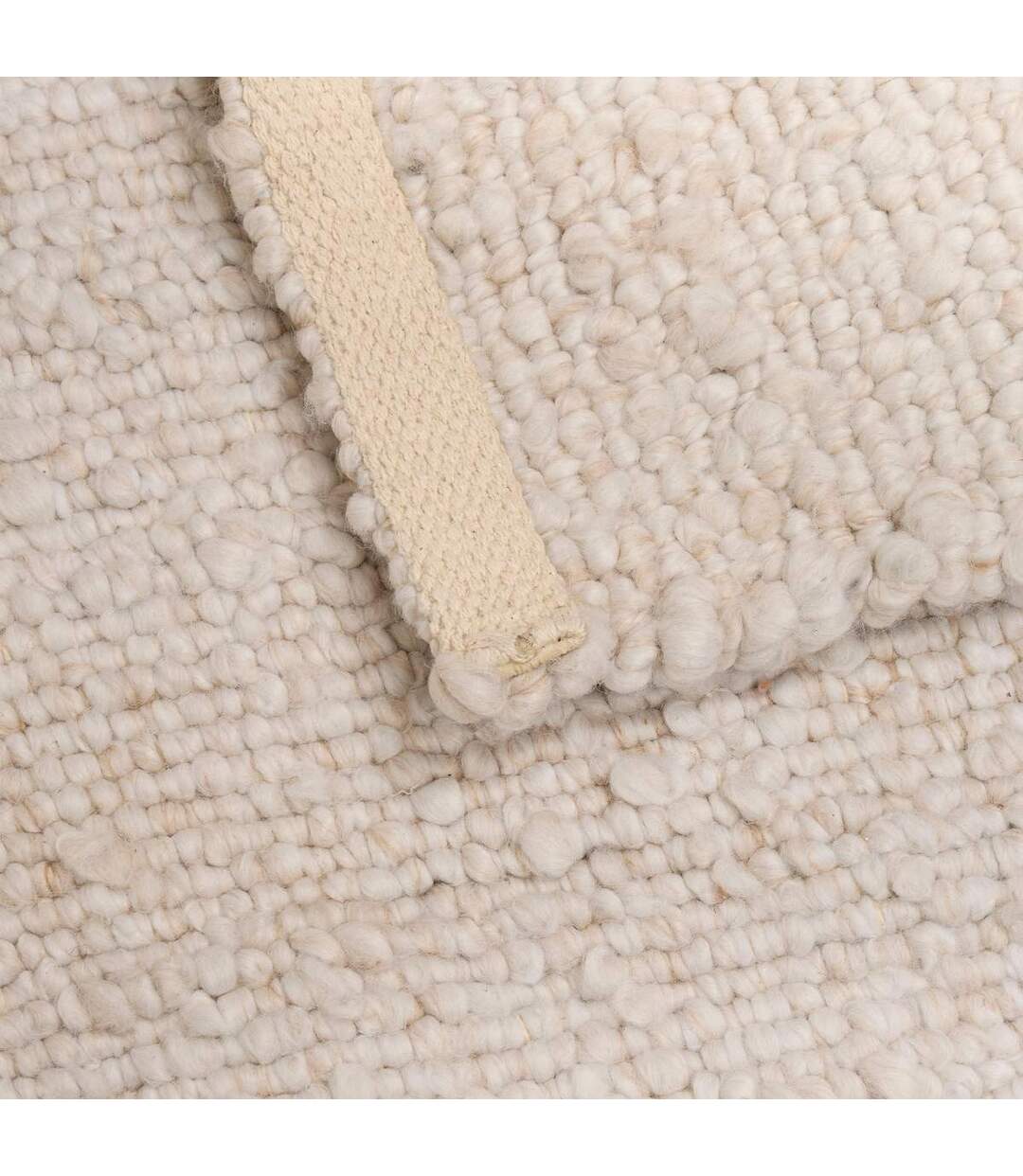 Tapis Effet Laine Volna 118x170cm Ivoire-2