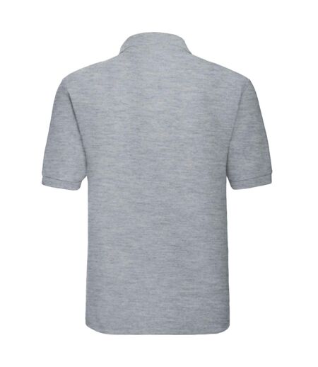 Jerzees Colours Mens 65/35 Hard Wearing Pique Short Sleeve Polo Shirt (Light Oxford)