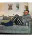 Mens Indoor Boot Slippers with Memory Foam-5