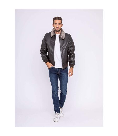 Blouson cuir pilote BANDIDAS