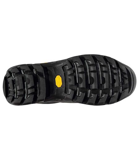 Mens Aspen Leather Waterproof Walking Shoes Charcoal Karrimor