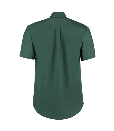 Chemise À Manches Courtes Homme Vert Bouteille Kustom Kit