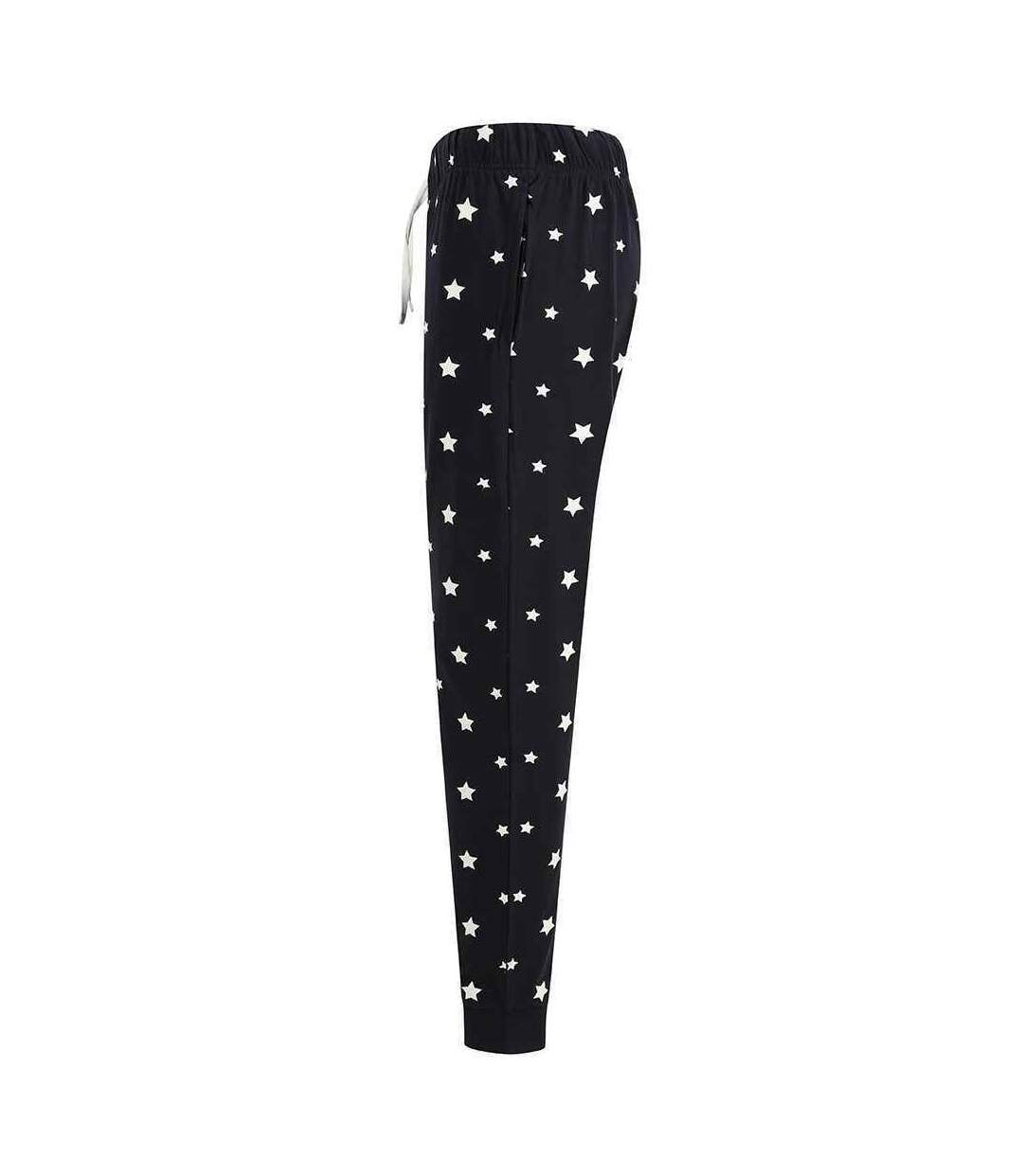 Pantalon De Détente Femme Bleu Marine Blanc SF-3