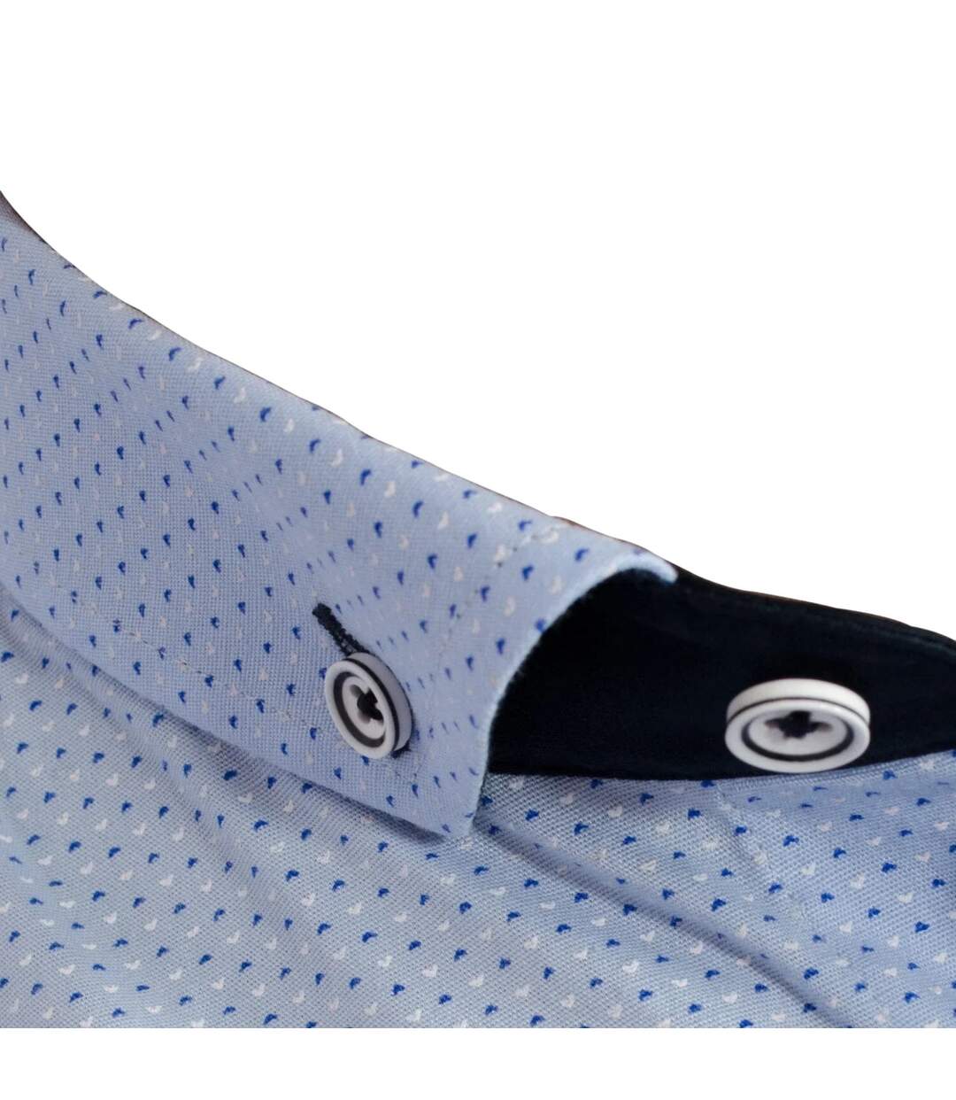 Mens Yakima Short-sleeved Shirt Sky Blue Bewley & Ritch-4