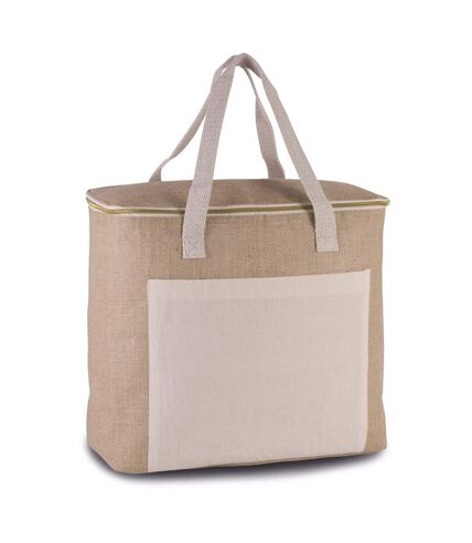 Kimood Large Jute Cool Bag (Natural) (L) - UTPC3521
