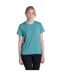 T-shirt Uni Manches Courtes Ellie Femme Turquoise Craghoppers-4