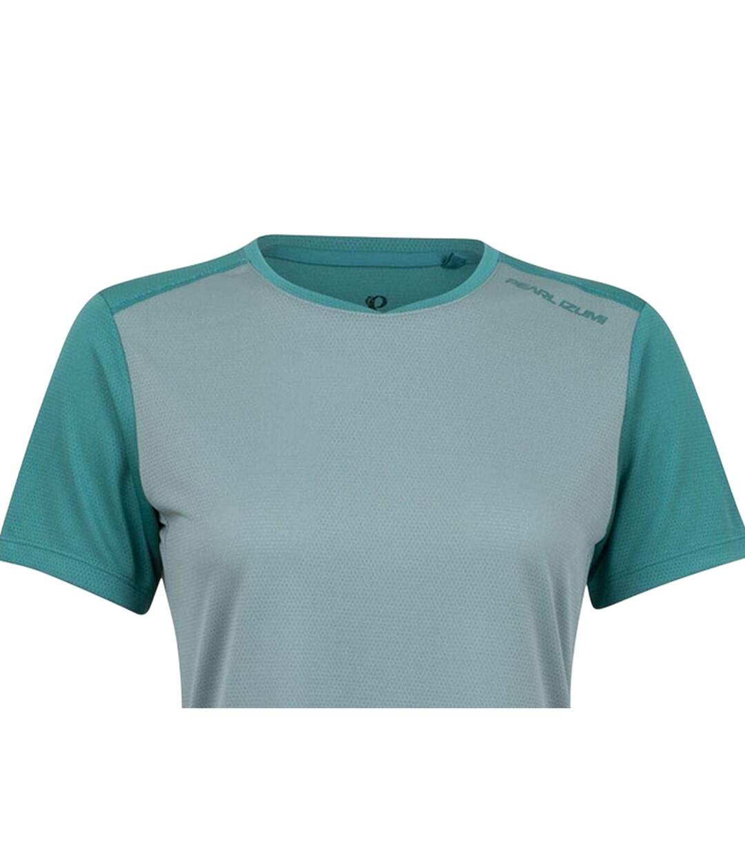 Womens/ladies Summit Colour Block Regular T-shirt Artic Orange Teal Pearl Izumi-4