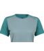 Womens/ladies Summit Colour Block Regular T-shirt Artic Orange Teal Pearl Izumi-4