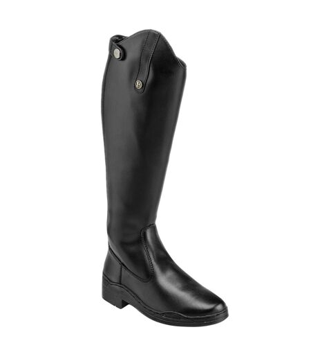 Brogini Adults Modena Synthetic Extra Wide Long Boots (Black) - UTTL1705