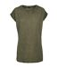 T-shirt Motif/style Teinture Par Pulvérisation Femme Olive Build Your Brand-1