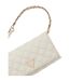 Giully Quilted Clutch Bag One Size Bone Guess-3