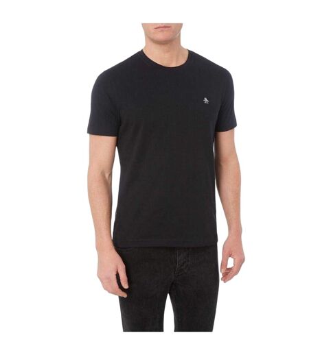 T-shirt Motif/style Brodé Pin Point Homme Noir Original Penguin