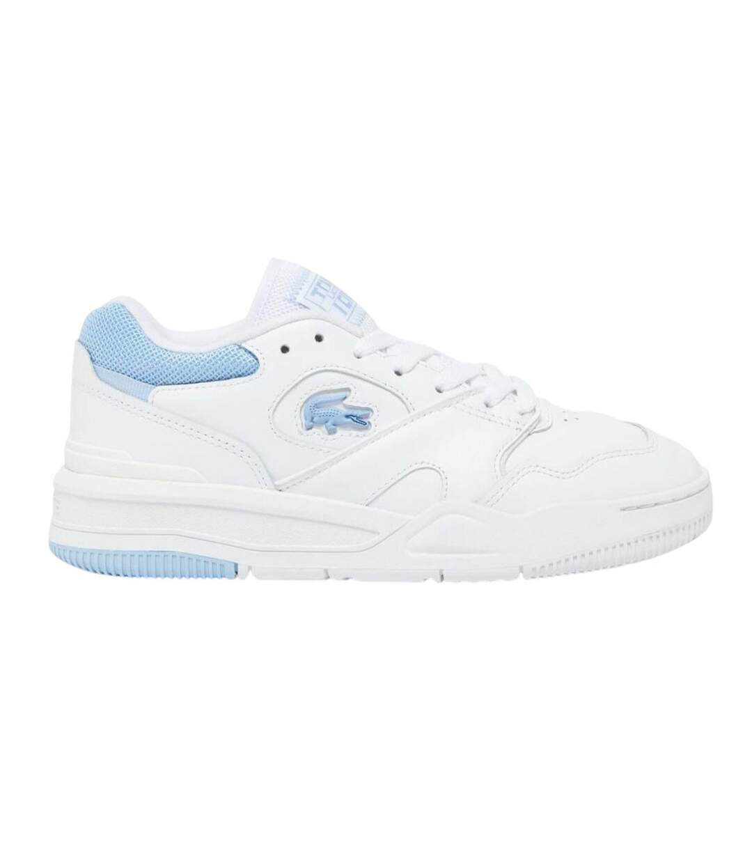 Baskets Lineshot Femme Blanc Bleu Lacoste-3