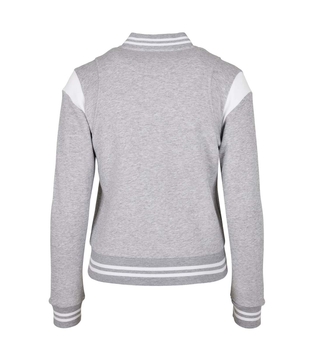 Veste De Survêtement College Femme Gris Blanc Urban Classics-2