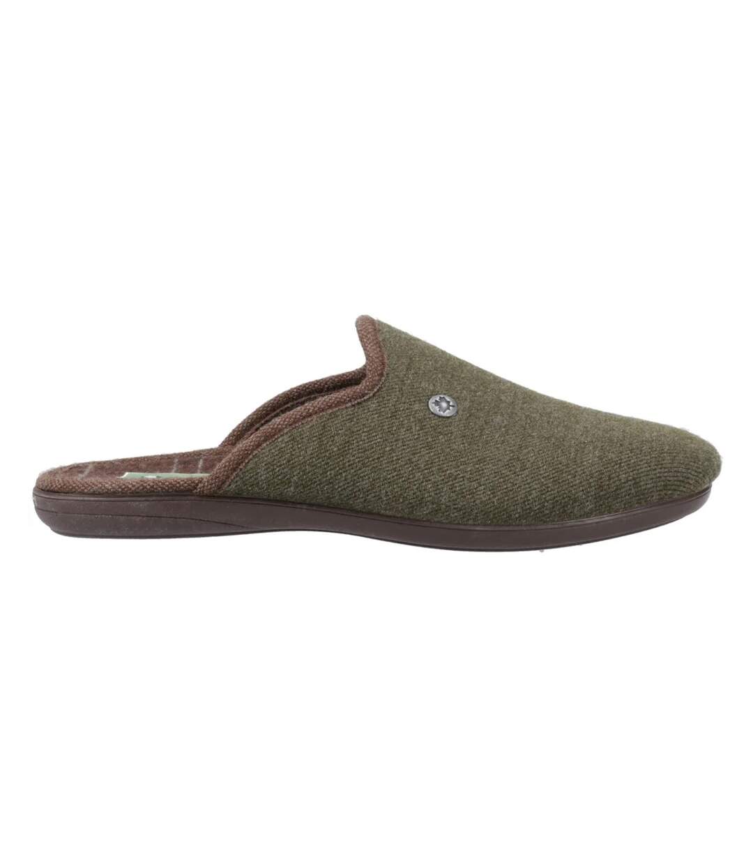 Chaussons Spelsbury Homme Kaki Cotswold-3