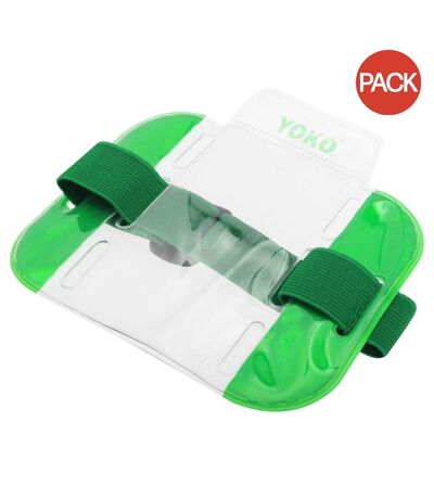 Pack of 4  Id armbands / accessories  one size floro green Yoko