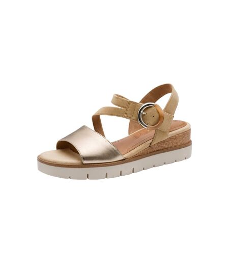 Sandales Compensées Cuir Tamaris